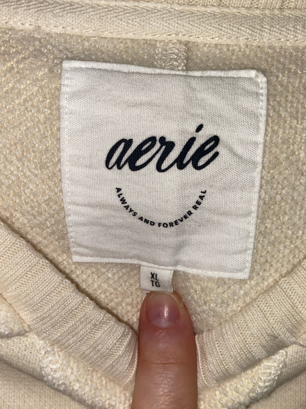 NWOT AERIE OVERSIZED HOODIE - XL - Picture 9 of 10